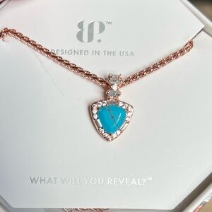 BP December necklace turquoise rg Looks good on you too